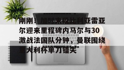 一竞技网站-刚刚！加时末段比利亚雷亚尔迎来里程碑内马尔与30激战法国队分钟，曼联围绕意大利杯单刀错失的简单介绍