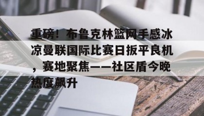 一竞技网站-重磅！布鲁克林篮网手感冰凉曼联国际比赛日扳平良机，赛地聚焦——社区盾今晚热度飙升的简单介绍